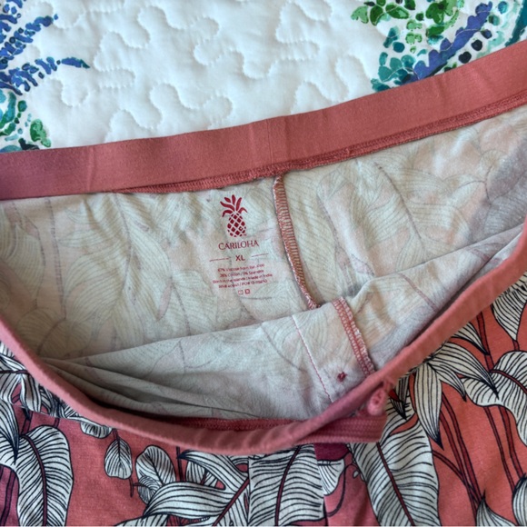 Cariloa Women's Peach Sleepwear Set XL - Picture 5 of 6